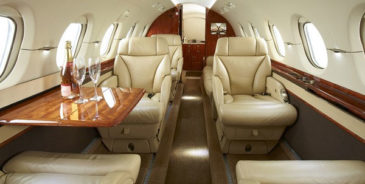 NetJets inside aircraft